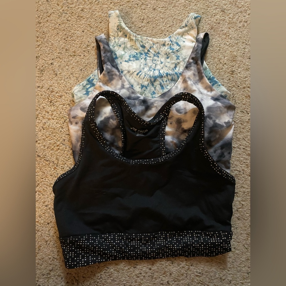 Joe Fresh Sports Bra Bundle M